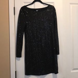 Long Sleeve Sequin Kensie Dress
